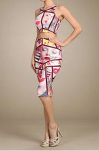 Load image into Gallery viewer, 2PC Multi Print Pencil Skirt Set
