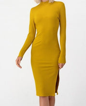 Load image into Gallery viewer, Mock Neck Midi Dress
