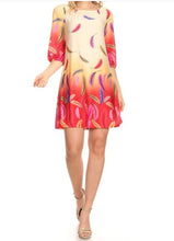 Load image into Gallery viewer, Paisley Multi Colred Mini Dress
