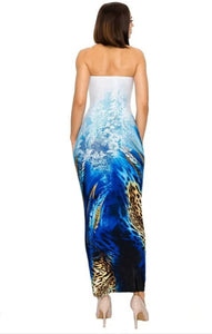 Ocean Wild Maxi Tube Dress