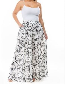 Two Face Palazzo Pants