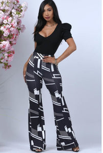 Custom Abstract Print Pant