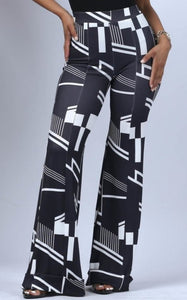 Custom Abstract Print Pant