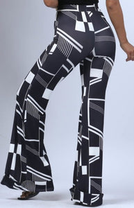 Custom Abstract Print Pant