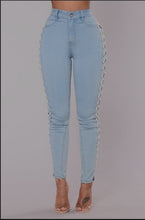 Load image into Gallery viewer, Lace Up Jeans
